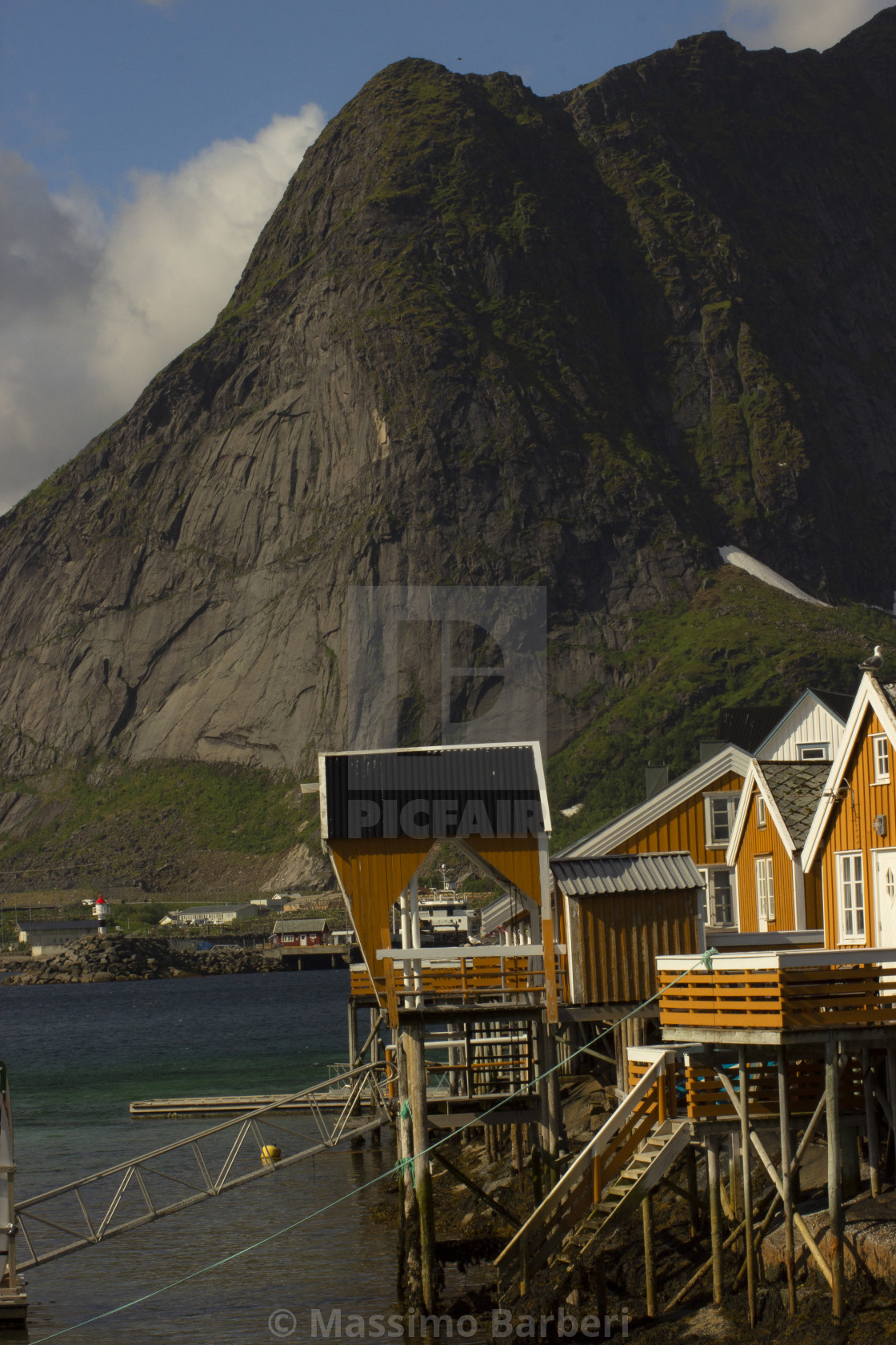 Traditional houses in the Lofoten, Norway License, download or print